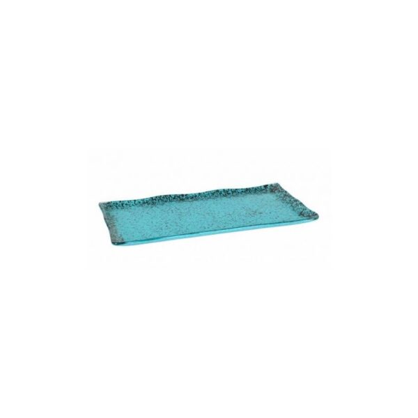 MURANO TURQUESA BANDEJA RECTANGULAR 32*17 CM