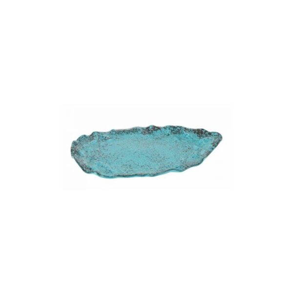 MURANO TURQUESA BANDEJA ETNIC 32*25 CM