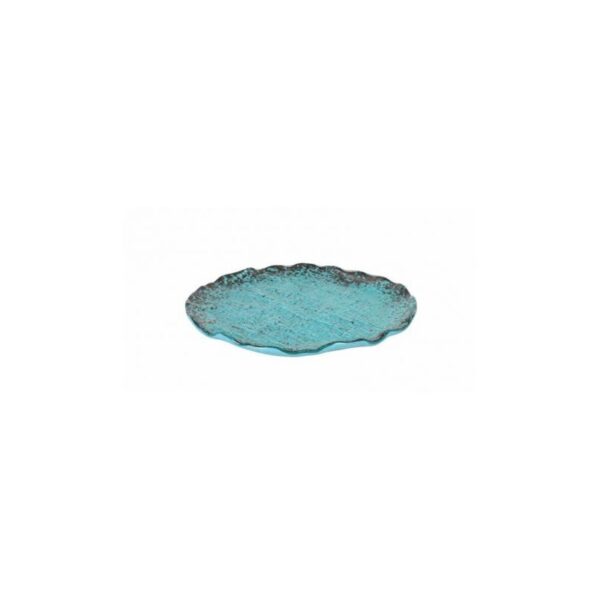 MURANO TURQUESA PLATO POSTRE 20 CM