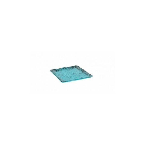 MURANO TURQUESA PLATO MING 15*15 CM