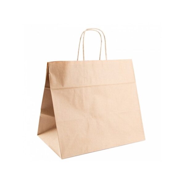 BOLSA PAPEL KRAFT 32+21*28.5 CM (250 uni)