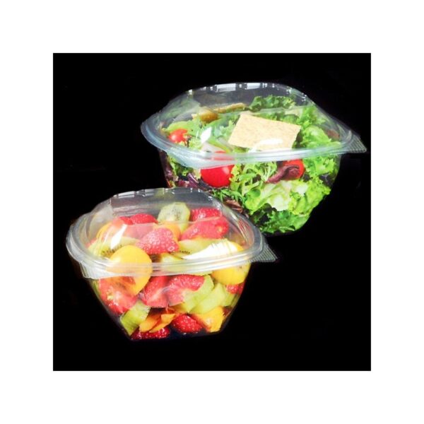 ENSALADERA REDONDA TAPA BISAGRA 250 ml  100 UNI.