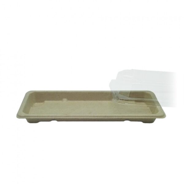 ENVASE SUSHI fibra de trigo 22*9*2 cm (800) uds