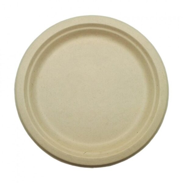 PLATO 22 cm Fibra de trigo (1.000) uds.