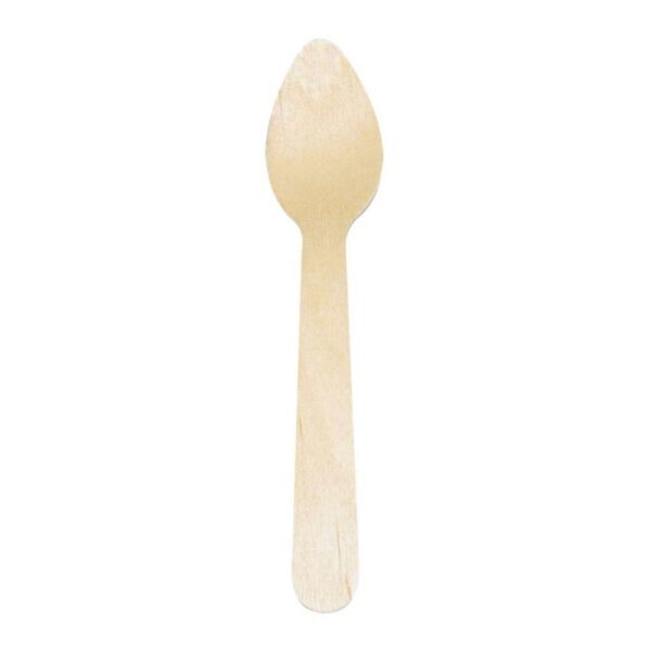 CUCHARA CAFE DE MADERA (100)uds