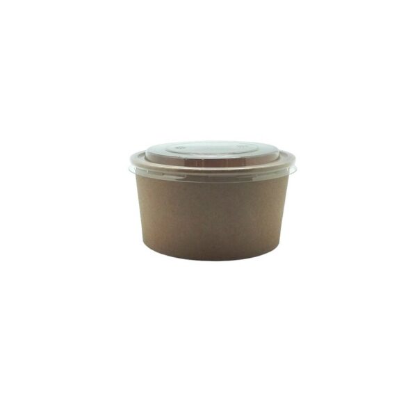 ENSALADERA CARTON +TAPA 1000 ml (100) uds