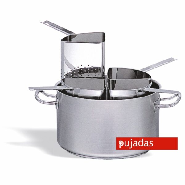 INOX-PRO 223 CONJUNTO CACEROLA  4 COLA PASTA