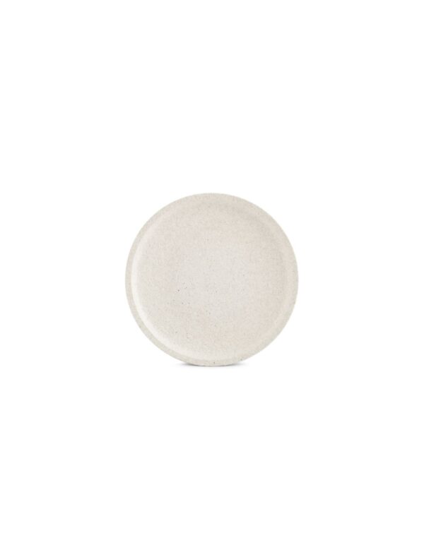 PLATO LLANO BLANCO TIZA CALCA 25 cm